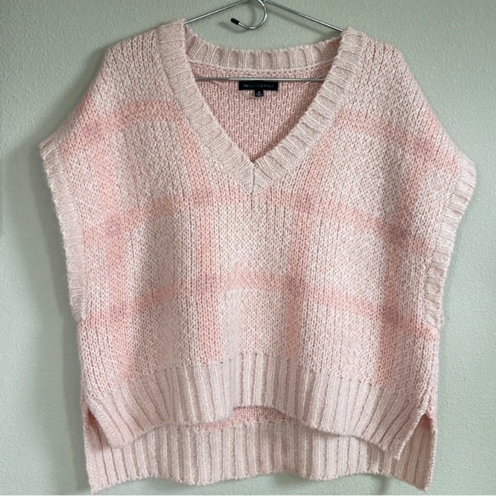Kendall & Kylie | Pink Plaid Schoolgirl Pullover Vest